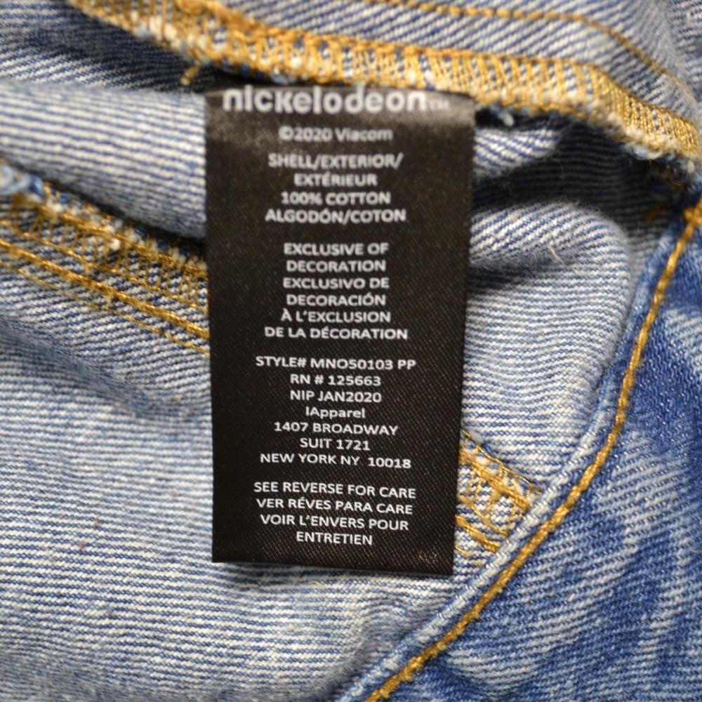 Members Only Nickelodeon Spongebob Denim Jacket XL Jean Cartoon - Picture 4 of 7